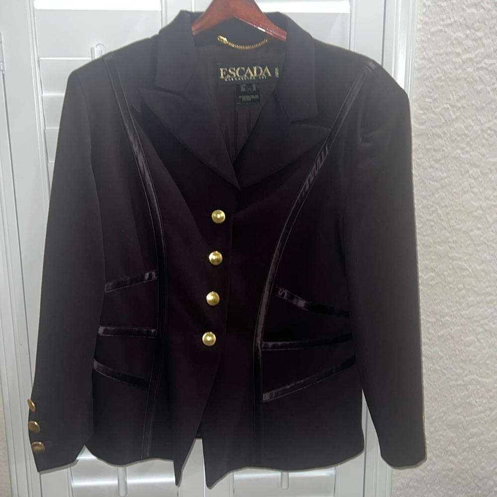 Escada Margaretha Ley suit jacket with skirt